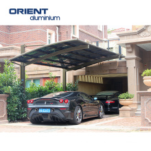 Factory price double carport aluminium